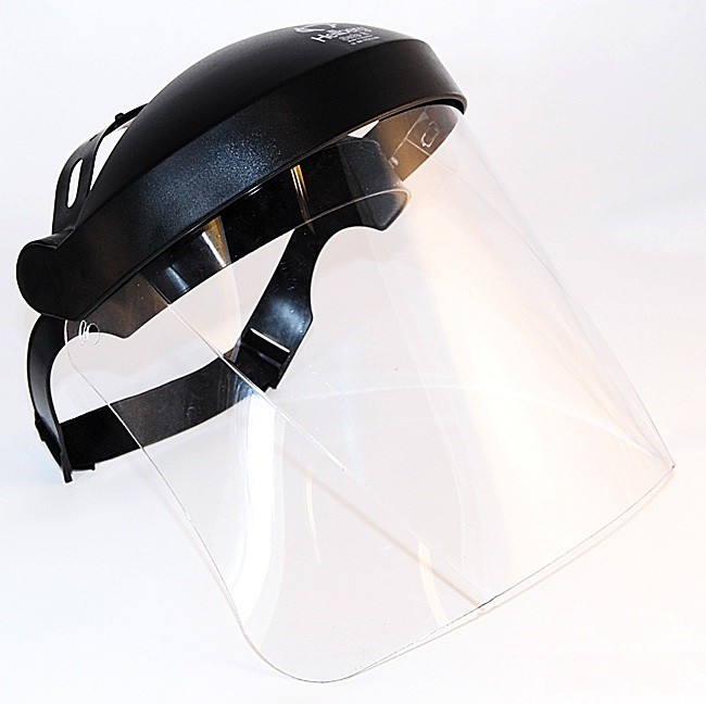 Set Viziera profesionala pentru industrie SAFE 3 Vizor PC si suport de cap