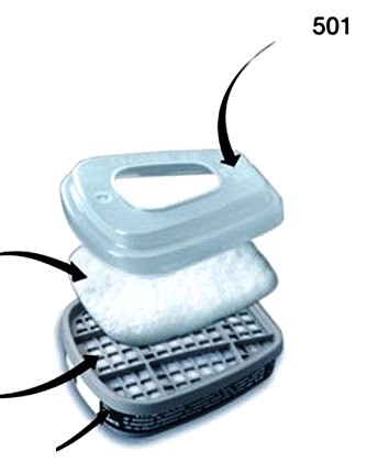 FILTRU P1-PULBERI (2 BUC), ART.6D29 ( 5911 )