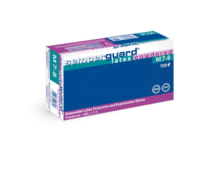 SINGLE-USE PROTECTIVE GLOVES, CAT. III, 1400P SG LATEX P, ART.C143 (1400P)