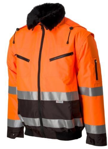 JACHETA PILOT DE INALTA VIZIBILITATE CU MANECI DETASABILE 3 IN 1 ICELAND, RENANIA, ART. 5B15 ( 9175 )