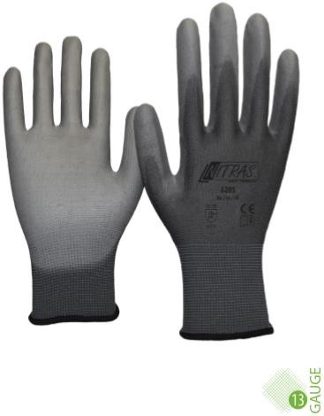 MANUSI DE PROTECTIE MECANICA CATEGORIA II FLEXIGREY N, ART. C277 ( 1603N )