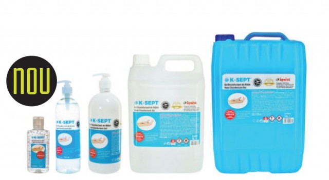 DEZINFECTANT GEL PENTRU MAINI 75% ALCOOL, K-SEPT, ART. 2F19