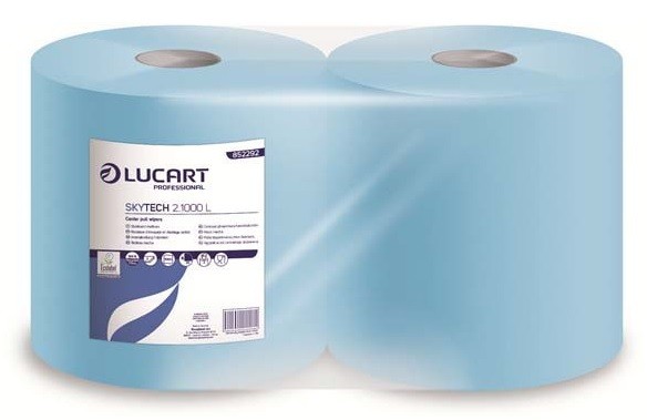 *LAVETE INDUSTRIALE ALBASTRE ABSORBANTE ECOLABEL, DIN FIBRE RECICLATE, SKYTECK 2.1000L, ART. F298 ( 852292 )