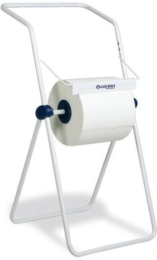 *DISPENSER PROFESIONAL METALIC PENTRU LAVETE ROLE CU POZITIONARE PE PODEA SI SUPORT PENTRU SACII MENAJERI, ART. F327 ( 892001 )